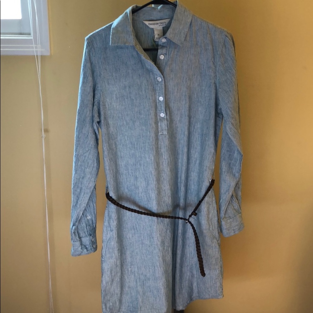 Button Front shirt dress